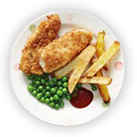 4 Pcs Fish Fingers 