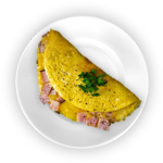 Cheese & Ham Omelette 
